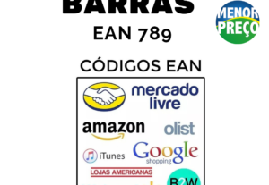 19736150 Códigos de Barras Ean 13 Brasileiro somente Marketplace