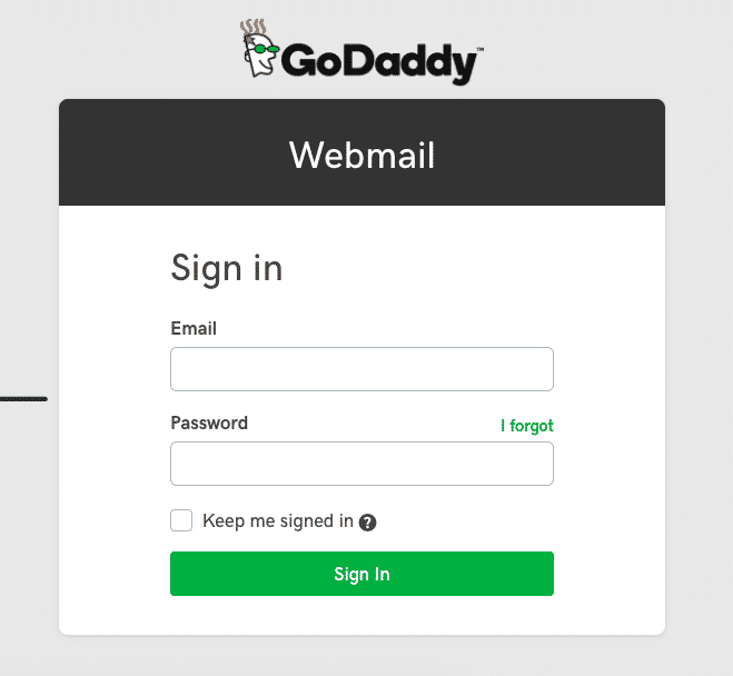 30251Configuração do email profissional Godaddy