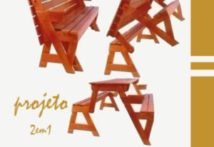 49260Projeto Kit Cadeira Vira Escada + Mesa Vira Banco