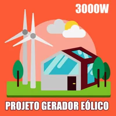 49425Projeto Aerogerador Gerador Eólico 3000w Detalhado