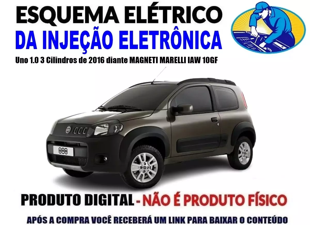 148193Esquema Elétrico da Injeção Eletrônica Fiat Uno EP/IE Monobico IAW G7.11