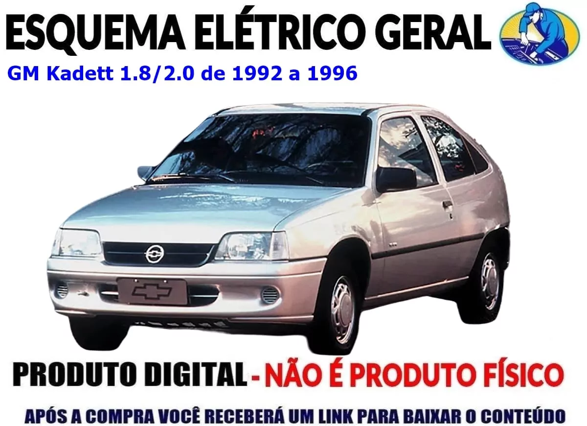 149171Esquema Elétrico Geral do VW Gol Bolinha de 1995 a 1996