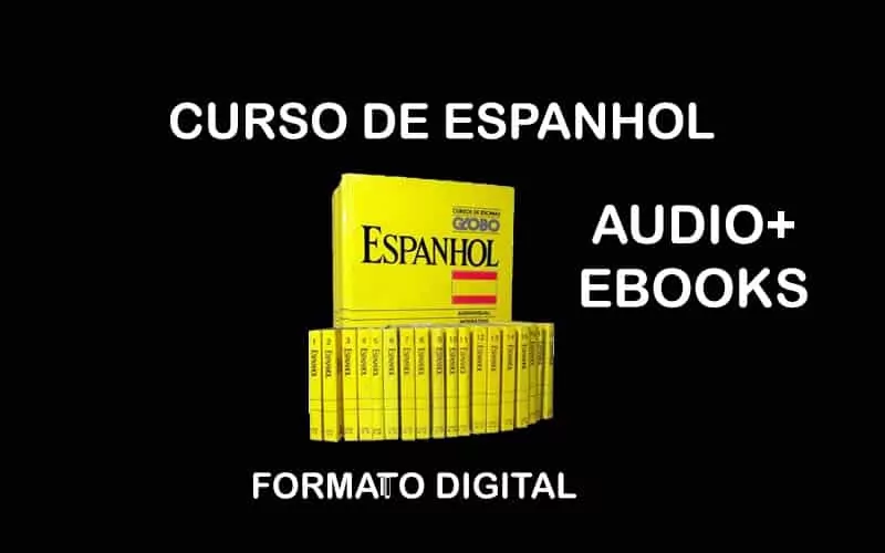 152202apostilas em PDF + áudio  mp3 curso de espanhol Globo