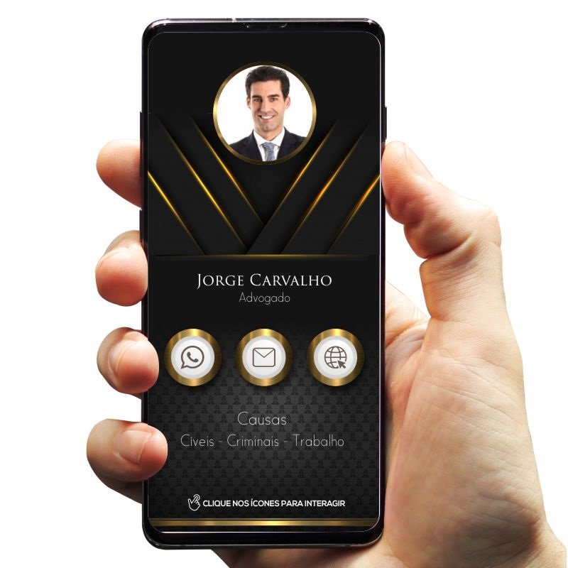 Cartão de visita online profissional - Freela Web