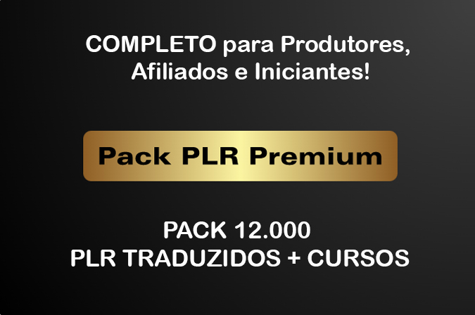 161244Pack PLR Premium: Plr para revender 12.400 E-books PLR Traduzidos