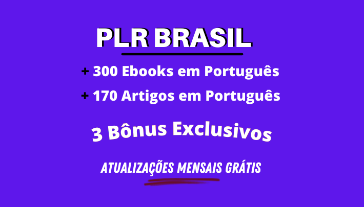 160971Eu vou enviar os Melhores PLRs em Português diversos nichos
