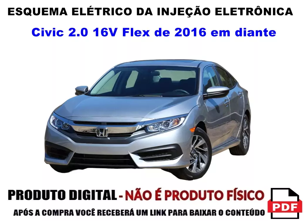 170068Esquema Elétrico da Injeção Eletrônica Hyundai Creta 1.6 AT de 2017 em Diante