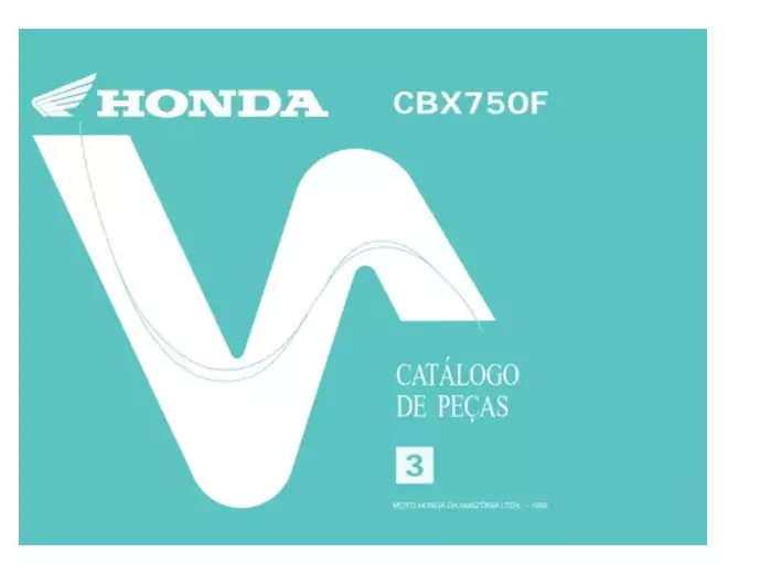 177720Catálogo De Peças Honda Cbx750 86/90- PDF