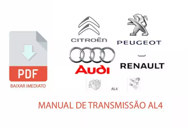 177834Manual de reparo Transmissão Al4-citroen, Renault, Peugeot, Audi – PDF