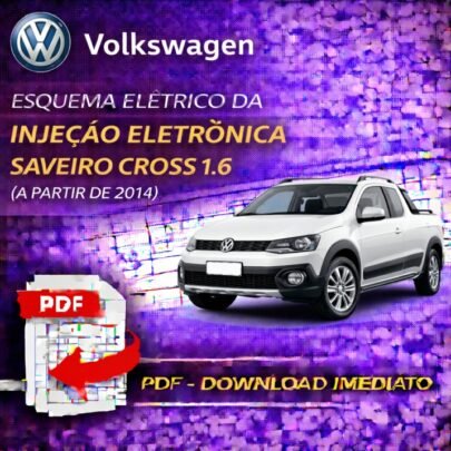 218982Esquema Elétrico da Injeção Eletrônica Toyota Hilux 2.4 Turbo Diesel 1997 a 2001