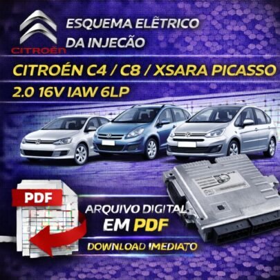 217852Esquema Elétrico da Injeção Eletrônica Hyundai HB20 1.6 16V Gamma – PDF