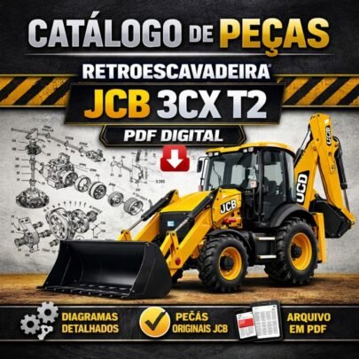 220011Catálogo de Peças Retroescavadeira JCB 3CX T2 – PDF Digital
