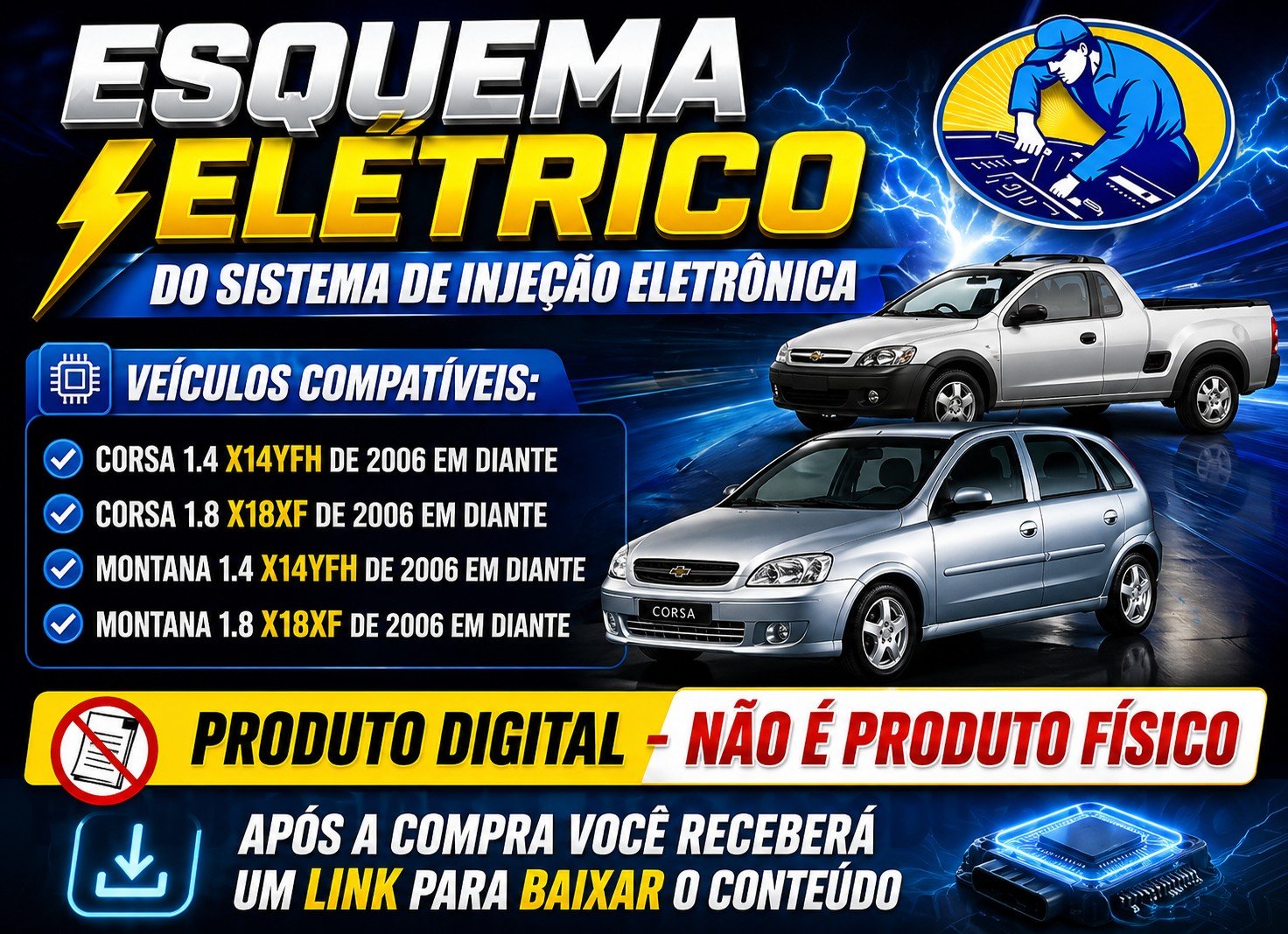 234636Esquema Elétrico da Injeção e Ar Condicionado Gol Parati Saveiro G4