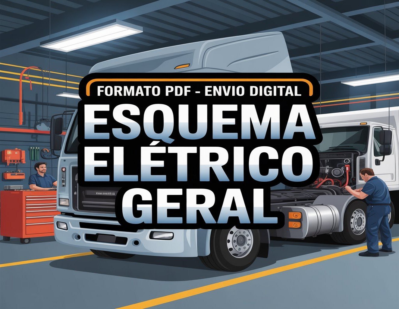 230719Esquema Elétrico da Injeção Eletrônica Ford Cargo 2628 de 2005 em diante
