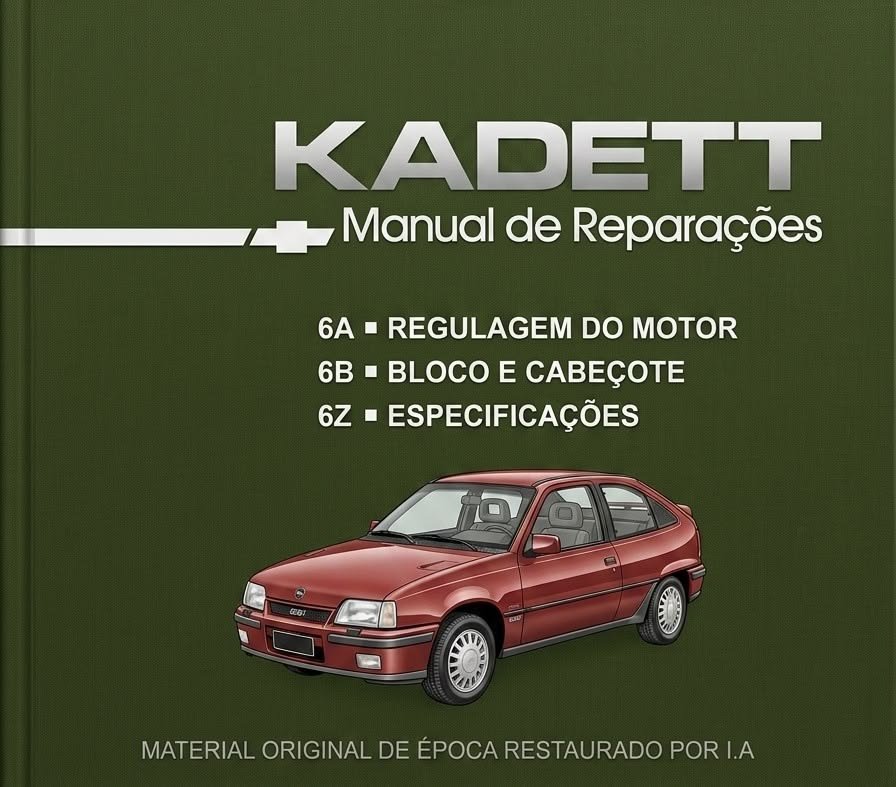 232607Manual Reparação Motor GM Kadett 1.8/2.0 Gasolina e Álcool – Restaurado por I.A