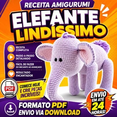 238068Receita de Amigurumi Elefante Monyu